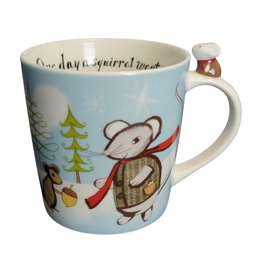 STARBUCKS Huxley Mouse and Squirrel 2010 Coffee Tea‎ Cup Mug Bone China